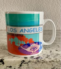 Starbucks Los Angeles 1999 Collector Series Barista Coffee Mug Cup 20 Oz