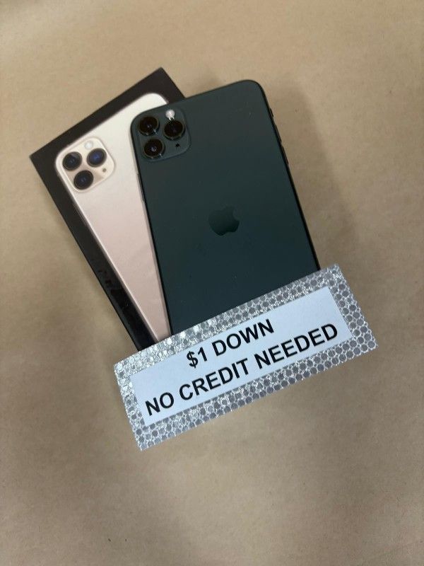 Apple IPhone 11 Pro Max - Only $1 Today Pay The Rest Later!