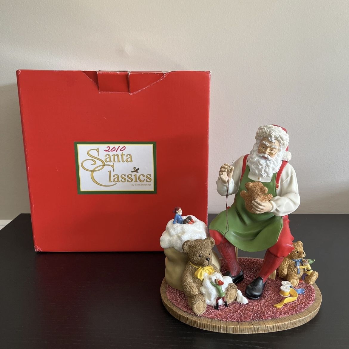 Tom Browning Bearly Christmas Santa Classics Figurine 44504 Retired Rare 2005
