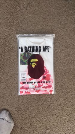 Pink camo Bape shirt