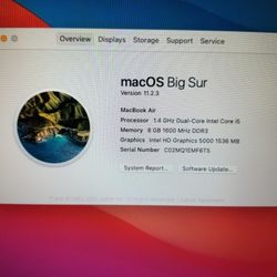 Apple MacBook Air - Mid 2013, Intel Core i5-4250U 1.3GHz Dual Core, 8GB RAM, 128GB SSD, 13.3"