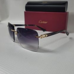 Cartier Dècor C De Motif Sunglasses 