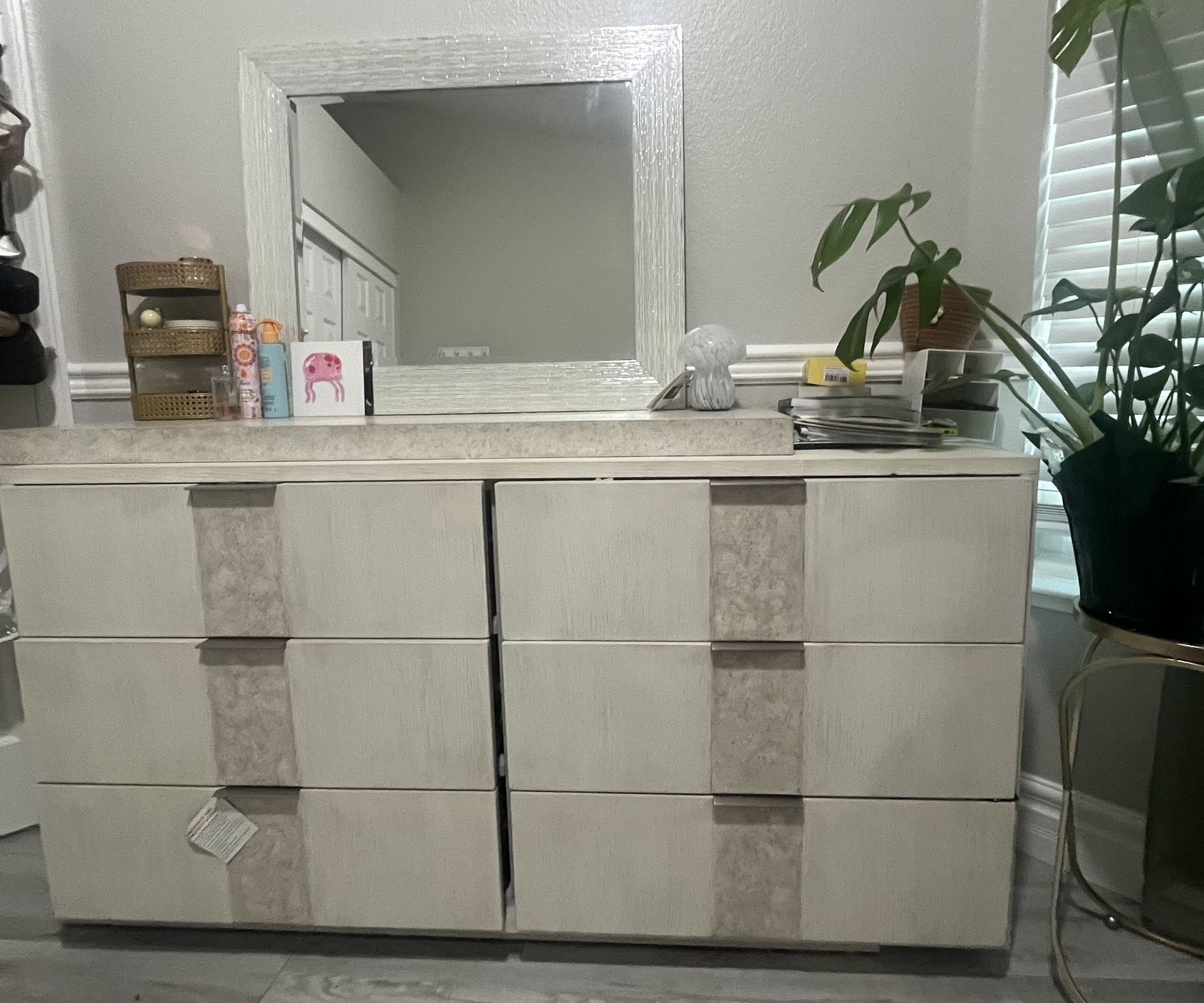 Beige Dresser