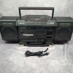 JVC PC-V2J Boombox Cassette CD Player