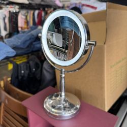Zadro LED Lighted Double Sided Makeup Mirror with Magnification 