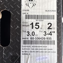 Black Widow 2.0 bowling ball - never drilled