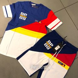 Black Pyramid shorts and shirt set perf for summer