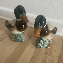 Pair Of Vintage Royal Windsor Mallard Ducks