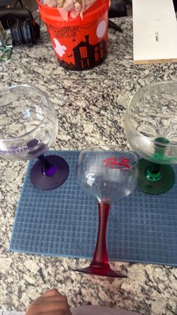Collectable casino glass cups