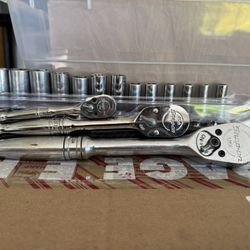 Snap On Ratchet Set 1/2,3/8,1/4