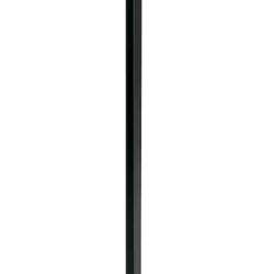 2x2x5’5 Black Metal Sign Post 