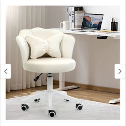 Velvet Task Chair 360 Swivel Adjustable Height Office Chair