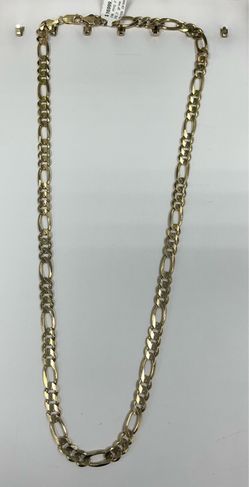 14k gold figaro chain