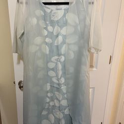 Women’s Chiffon Sheath Dress With Sheer Jacket - Brand NEW - Medium