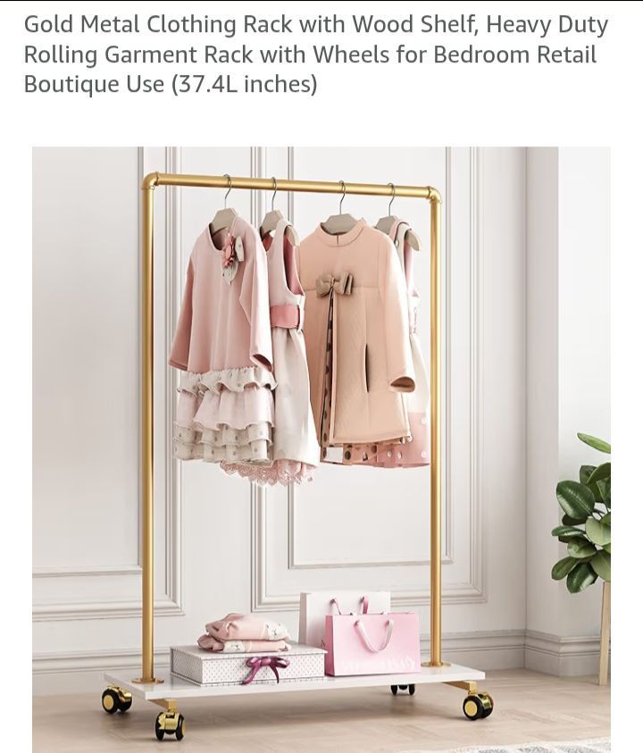wardrobe rack with wheels