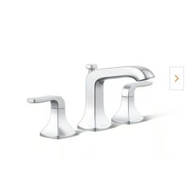 KOHLER Rubicon 8 in. Widespread 2-Handle Bathroom Faucet in Polished Chrome