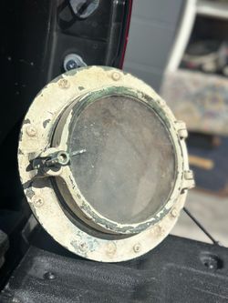Vintage Nautical Ship Porthole – Heavy Metal Marine Porthole