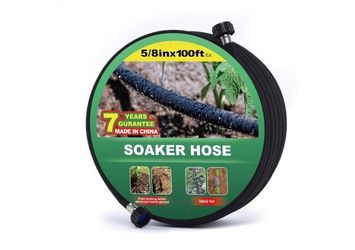 Taisia 5/8" Soaker Hose 100 ft Round Rubber Garden Soaker Hoses