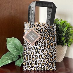 JUNGLE SAFARI LEOPARD frosted frosty wedding baby shower bridal party favor bags