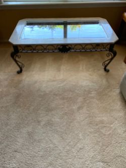Marble / Glass Coffee Table