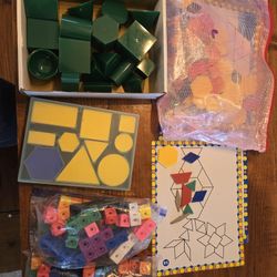 Math Shapes And Counting Blocks