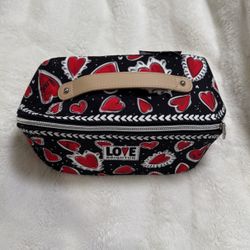 Brighton Hearts Flutter Cosmetics Bag.