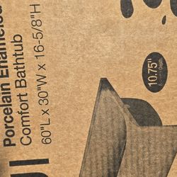 Porcelain 60x30 Bathtub