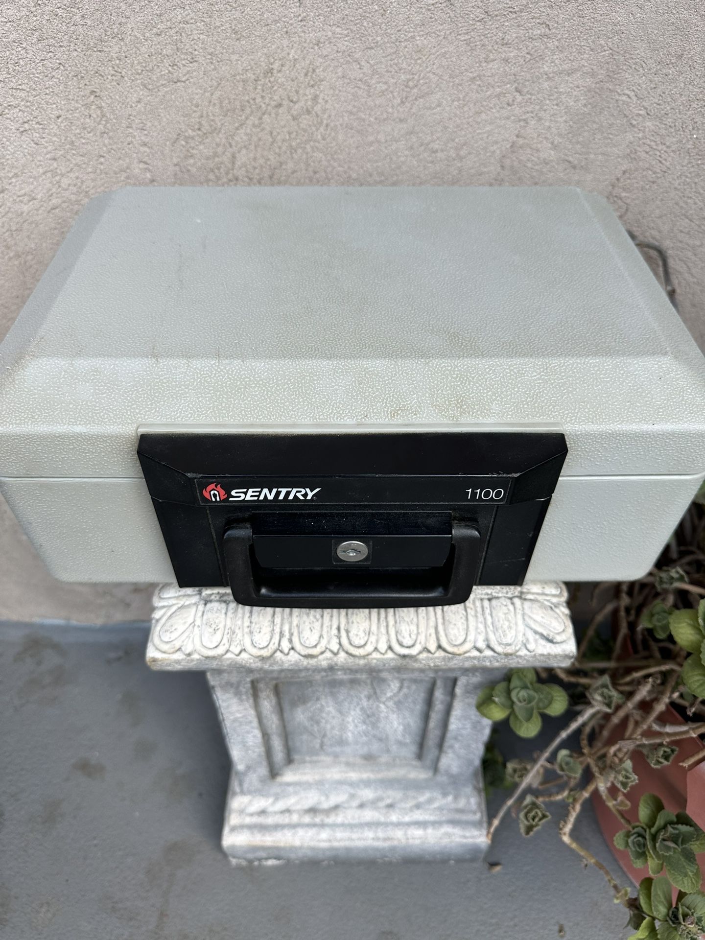Sentry Fireproof Personal Safe Lost Key Can Get Replaced On Amazon $9