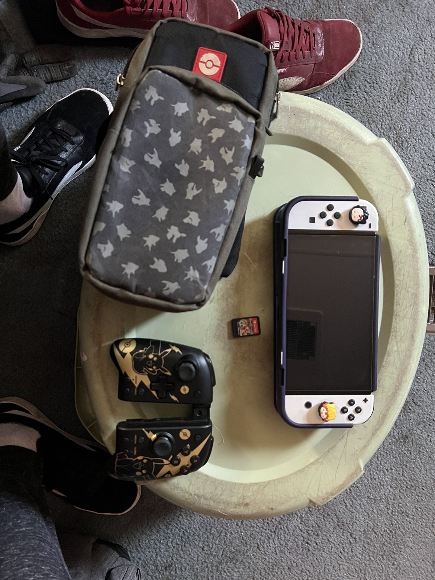 Nintendo Switch Oled Case Bag And Account With +30 Games