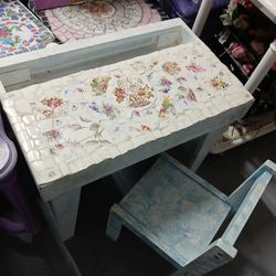 Childs Mosaic Desk And Chair