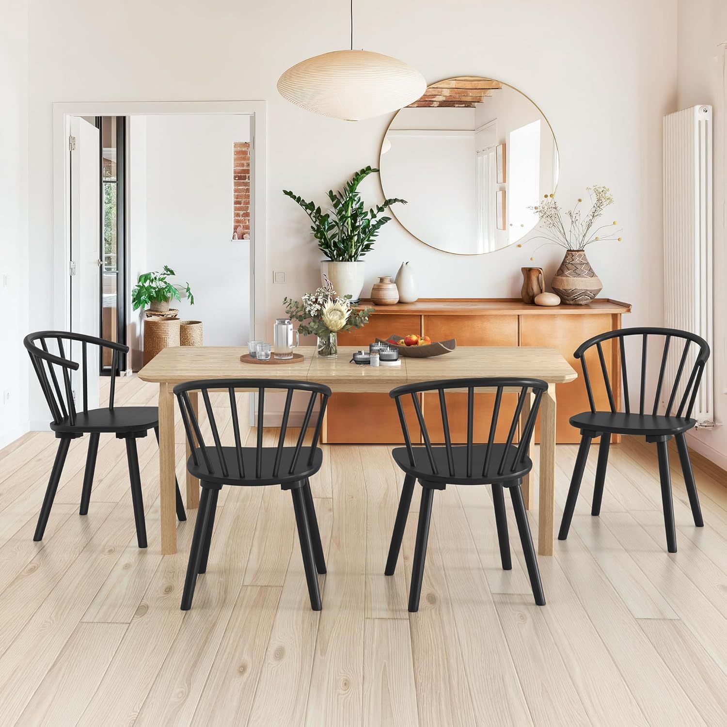 Black Dining Chairs Set of 4