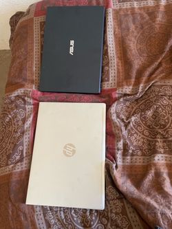 Two Laptops one Hp and one Asus