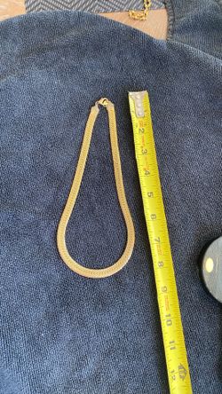 16 Inch Not Real Gold Necklace No Marks 