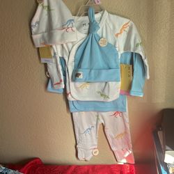 5pc 0-3mos Baby set 