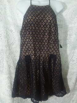 New Romper junior's size 15 Navy/Peach