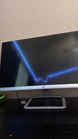 HP 24f 24" Class Full HD LCD Monitor - 16:9 - Silver with Power adapter