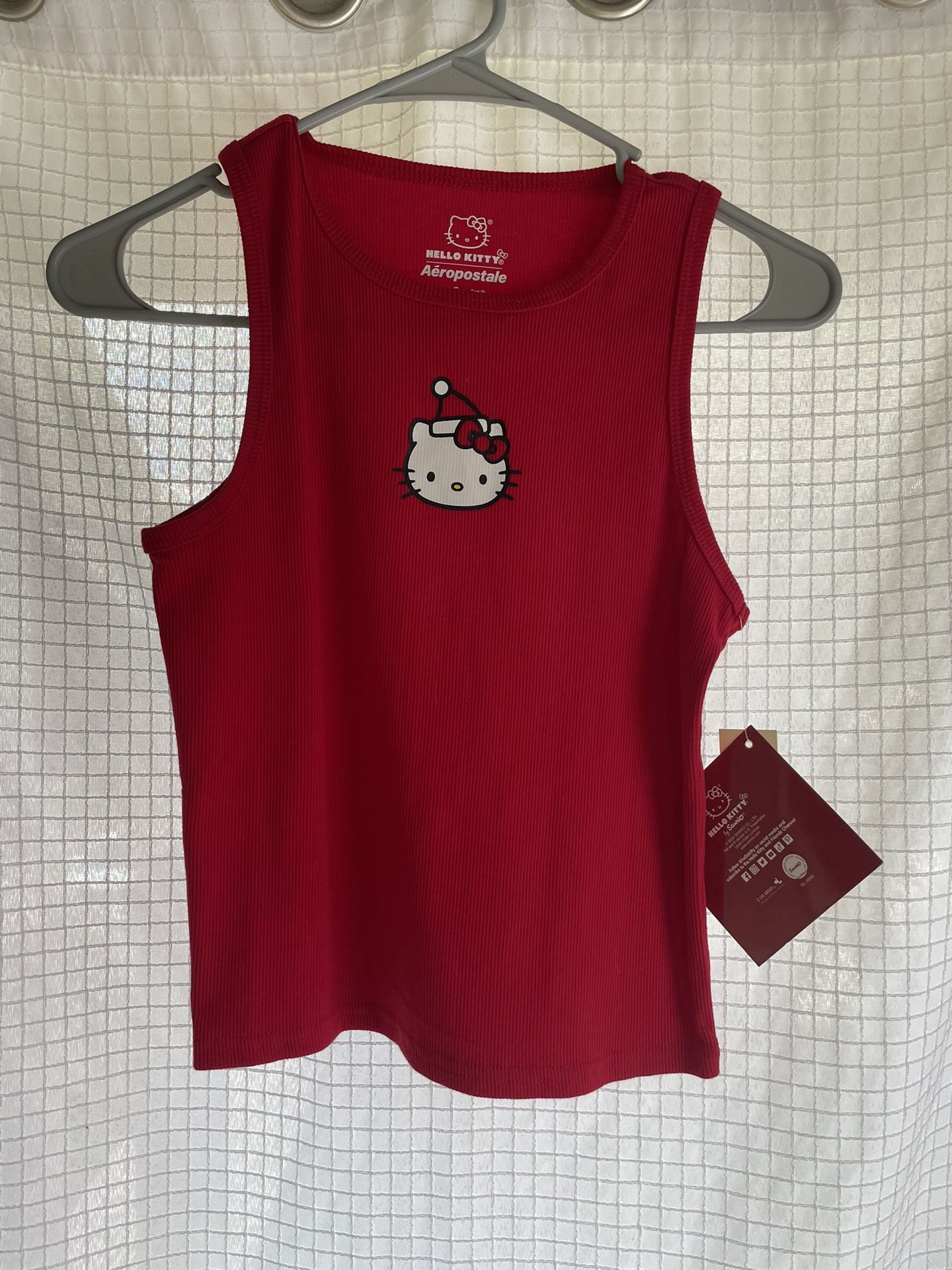 Hello Kitty Red Tank S/m New With Tags