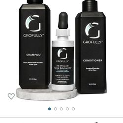 Men’s Hair Regrowth Kit - Gold | 3-Step System | Shampoo, Conditioner, and 5% Minoxidil