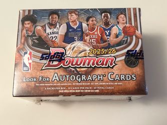 2025-26 Topps Bowman NBA Blaster Box