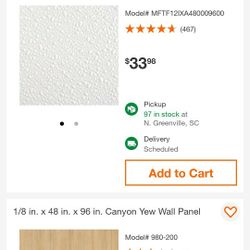 Shower Wall Board Glasliner FRP