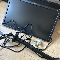 ASUS VP278QG 27” Dual Monitor Setup + Desk Mount + DisplayPort Cables