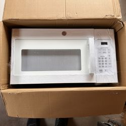 New GE 1.6 cu. ft. Over-the-Range Microwave in White