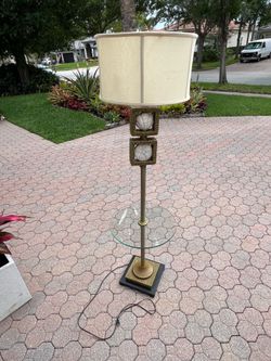 Table with lamp