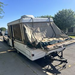 coleman fleetwood pop up camper