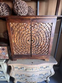 Solid Wood Cupard With Drawers