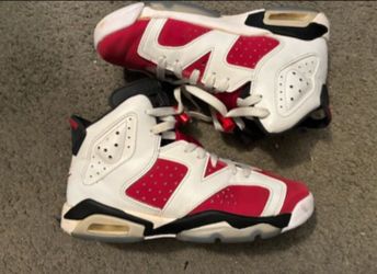Nike Air Jordan Retro 6 Carmine Size 5 youth