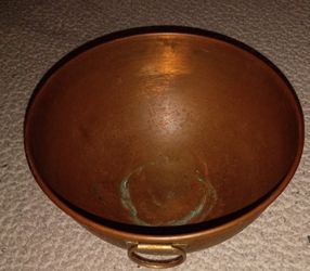 Antique Copper Bowl