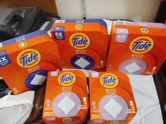Tide Evo Detergent Tiles Bundle (5 Boxes)