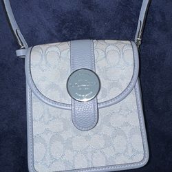 Coach Light Blue Bag 