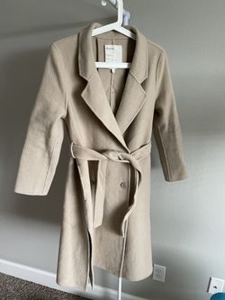 Chinstudio women peacoat overcoat size s 80% wool